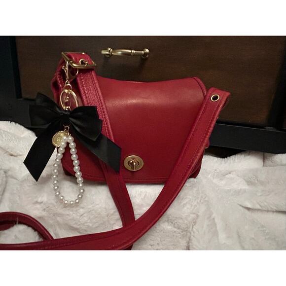 Vintage Coach NYC Sonoma Crossbody 9085 Red - Picture 8 of 8